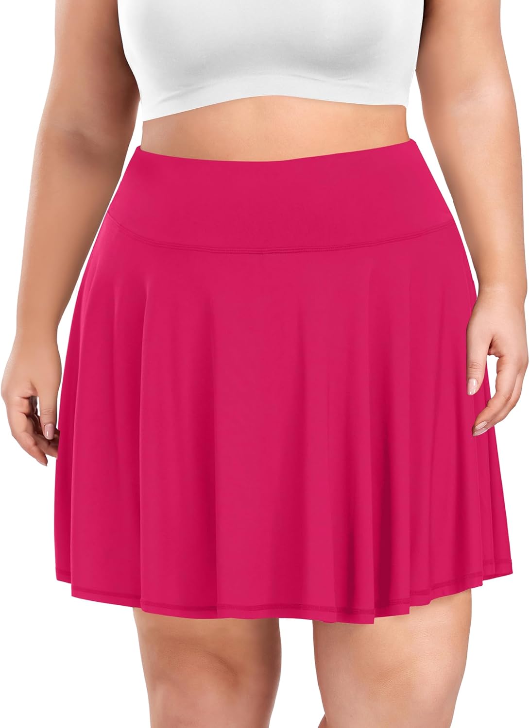 COOTRY Womens Plus Size Pleated Tennis Skirt with Martinique Ubuy