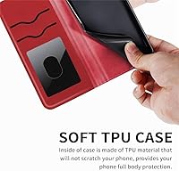 Vista 5 de for Samsung Galaxy A13 5G Wallet Case, Samsung A04S Case, Embossed Tree Premium PU Leather [Kickstand] [Card Slots] [Wrist Strap] [6.5 inch] Phone