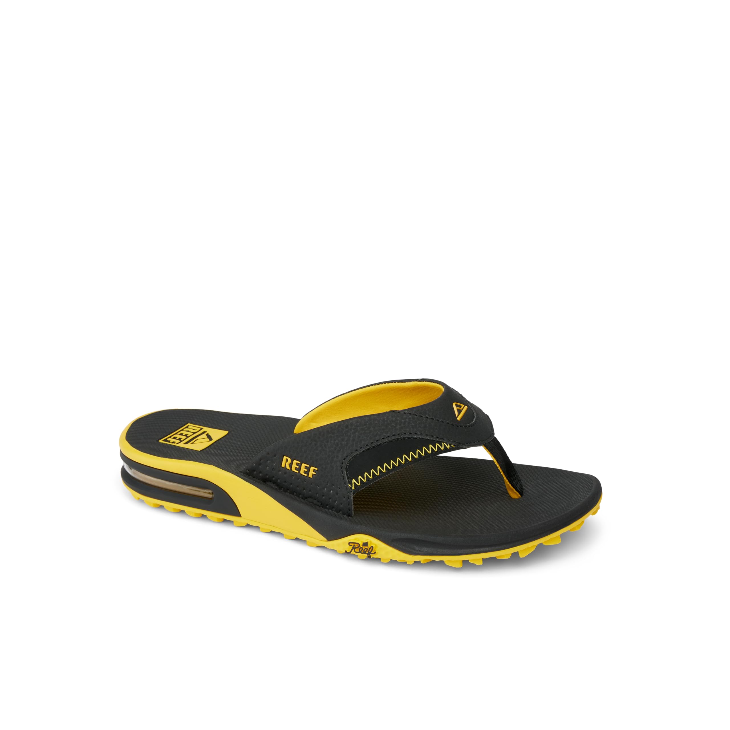 Reef Fanning Pregame Chanclas con abrebotellas para hombre, soporte en el arco, suela duradera, resistentes al agua, Carmesí/Blanco, 45 EU