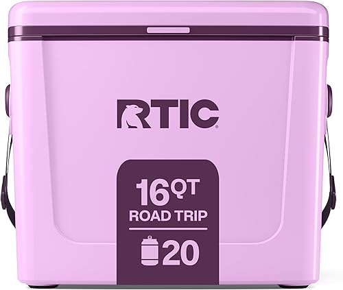 Miniatura 16 de RTIC Maletín Térmico para Viaje de 16 Qt, Aislado y Portátil con Correa y Asa para Exteriores, Playa, Picnic, Camping, Deportes, Viaje Gris oscuro