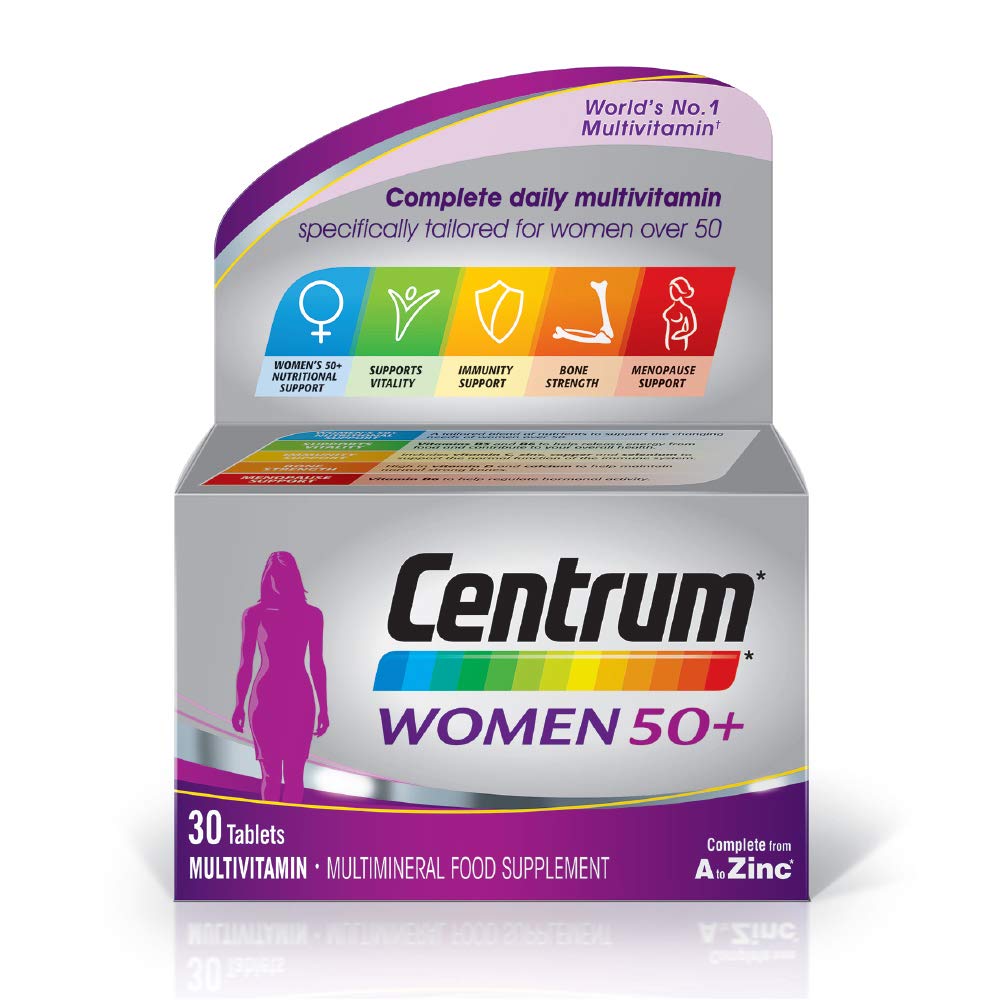 Centrum 50 Plus Multivitamin Tablets for Women, Pack of 30 Buy Online