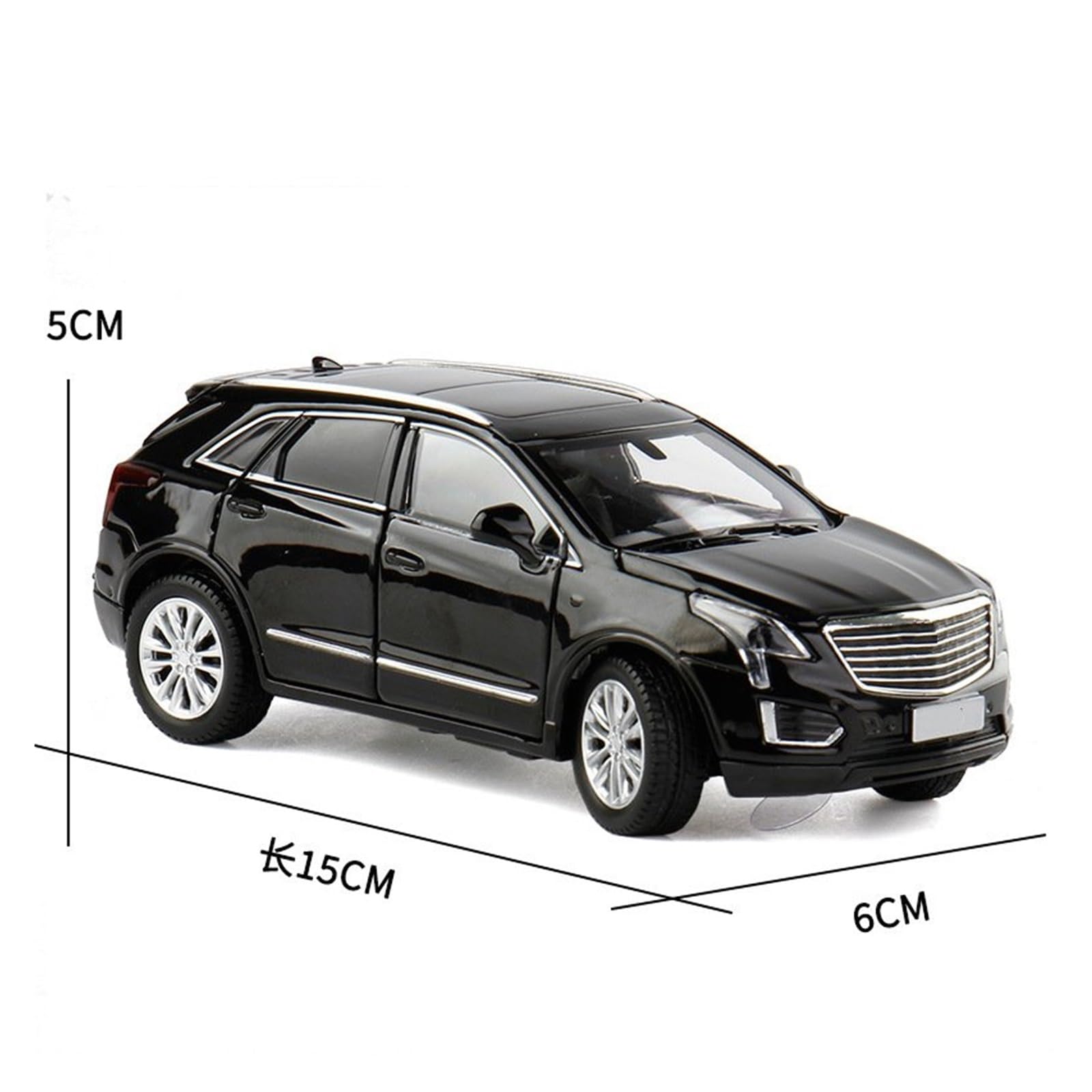 ONAIC Diecast Modello 1:32 Per Cadillac XT5 Modellino Auto In Lega Metallica Pressofusa Modellino Auto Da Collezione(bianco)