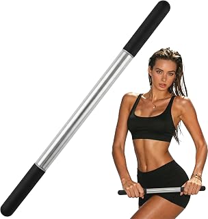 17.5”Muscle Roller Massage Roller Stick for Myofascial Release | Black,Durable Stainless Steel,Cold Therapy Tool,Smooth pressure,Deep Tissue Massager for Legs, Shoulders - Relieve Soreness