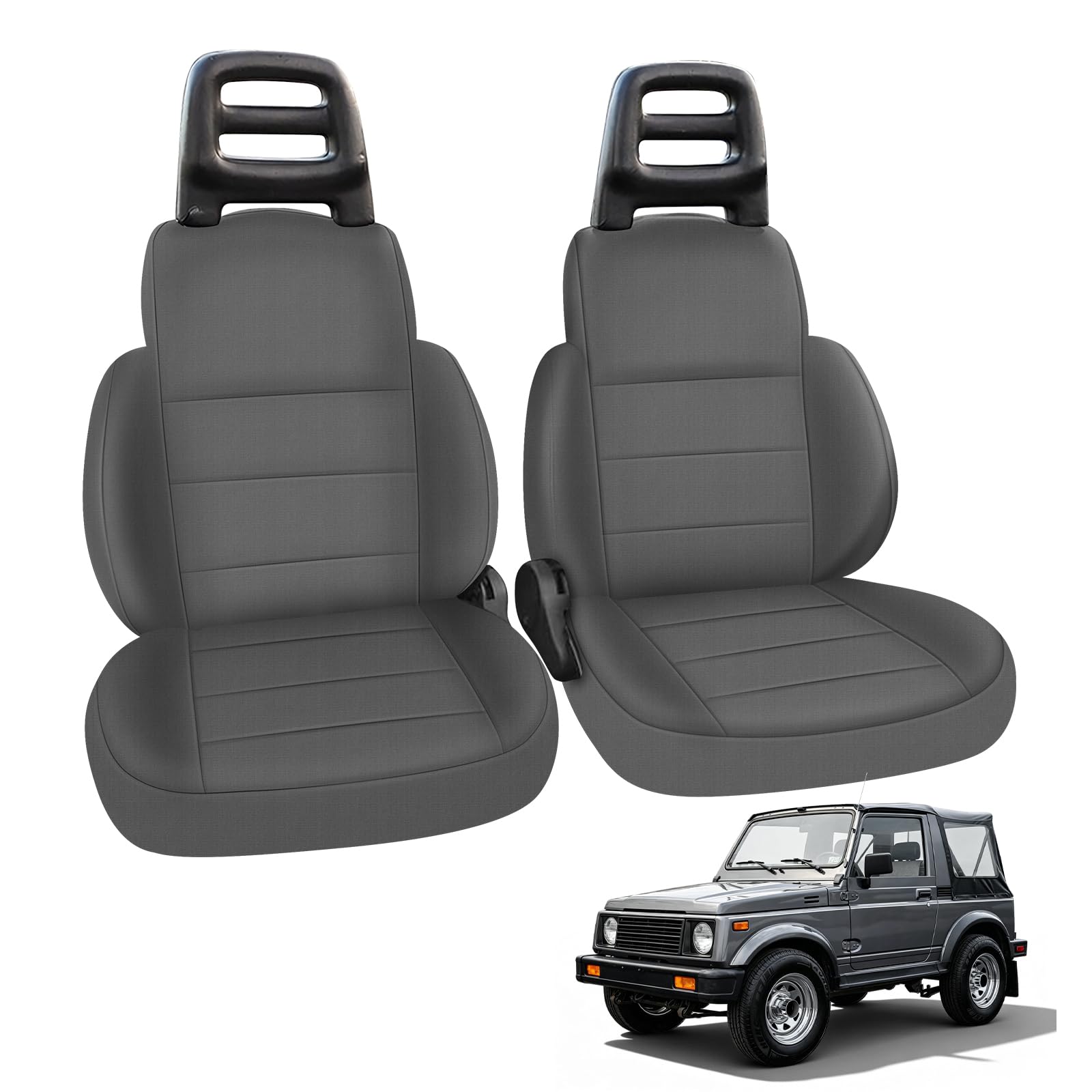 Photo 1 of SAPUBK Front Seat Covers for 1986-1995 Suzuki Samurai Sports Buckets Seat