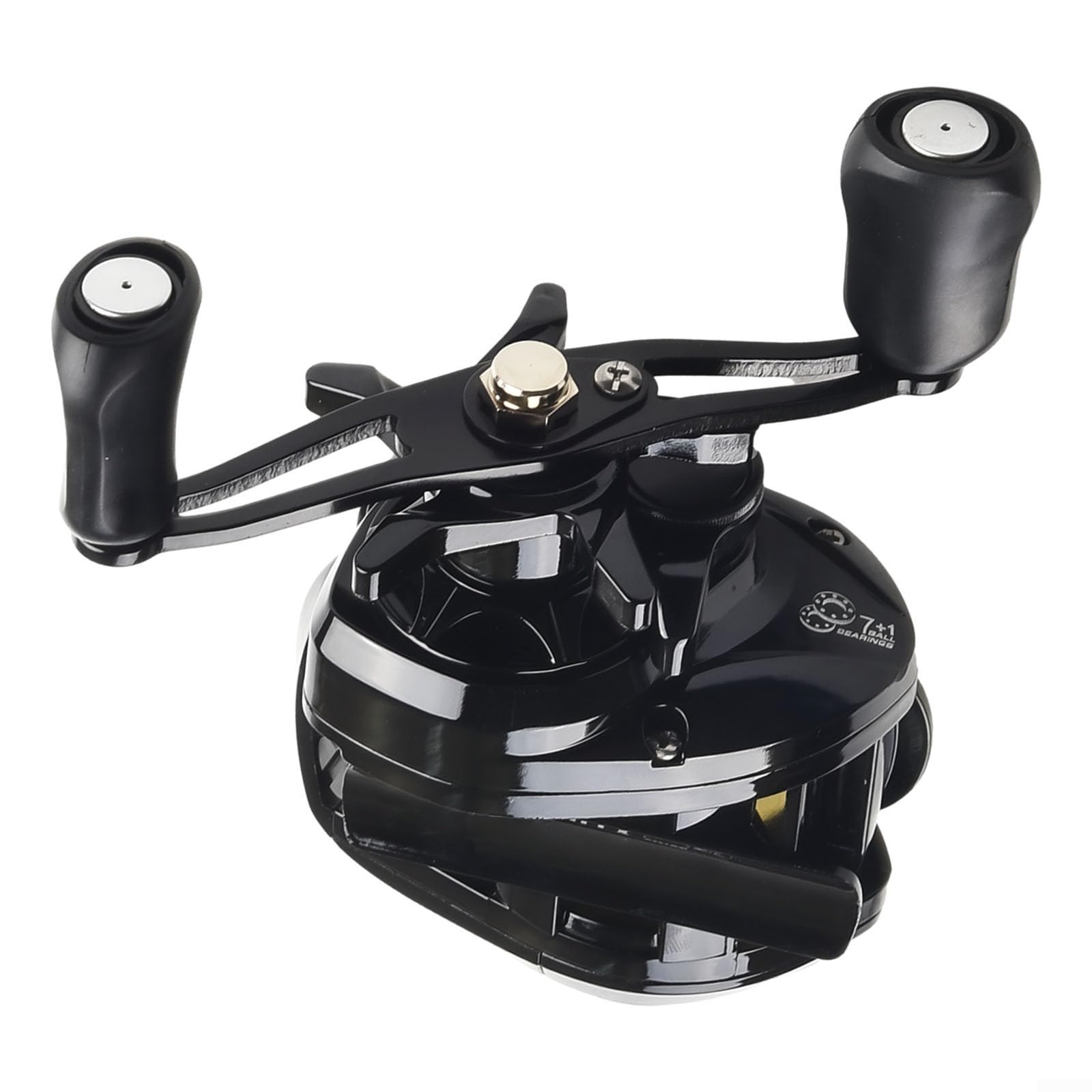 Moulinet de pêche avec détecteur de touche, haricots magnétiques et batterie rechargeable