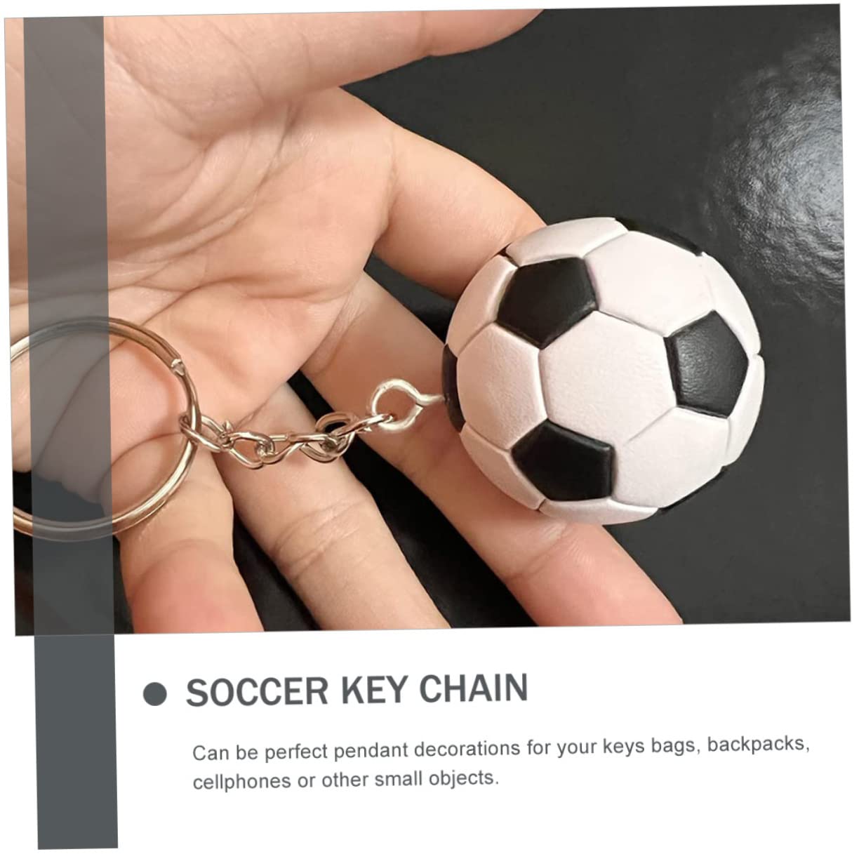 UPKOCH Portachiavi Da Calcio Portachiavi Da Calcio Ma Portachiavi All'Ingrosso Per Feste Di Compleanno A Tema Calcio Mini Anelli Sportivi Da Calcio Portachiavi Da Calcio Per