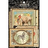 Graphic 45 4501375 Safari Adventure Ephemera Cards