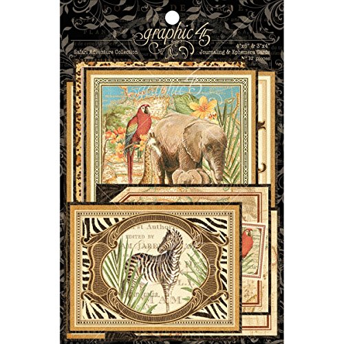 Graphic 45 Safari Adventure Ephemera Cards