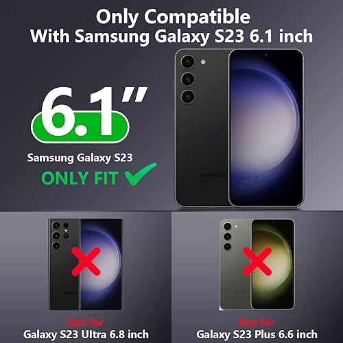 Miniatura 114 de BaHaHoues Funda para Samsung Galaxy S23 Ultra con soporte integrado, a prueba de golpes y caídas de grado militar para Galaxy S23 Ultra 5G