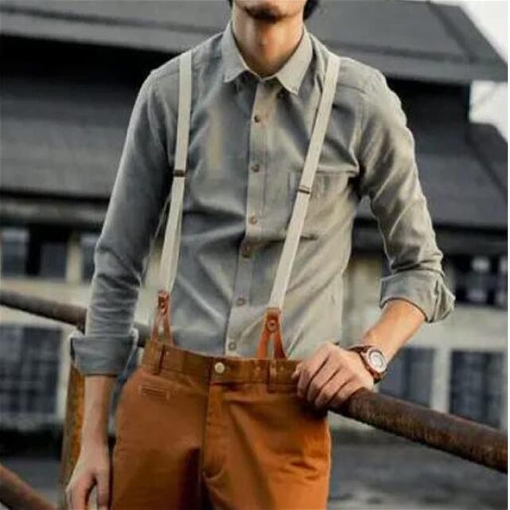 Suspender Cuffs Suit Trousers Jeans Elastic Straps Men's And Women's