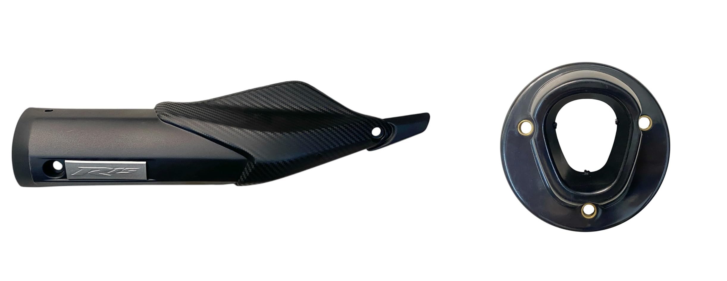 Road Religion Heavy-Duty Silencer Plate & End Cap Combo for R15 V2 (New Model) – Black-image-8