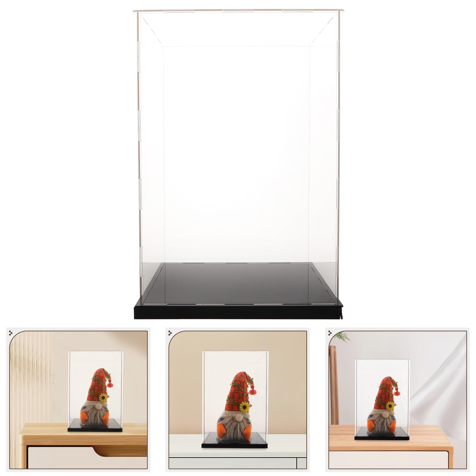 Homoyoyo Vitrina de Boxeo Transparente de Acrílico, 35cm, para Exhibición