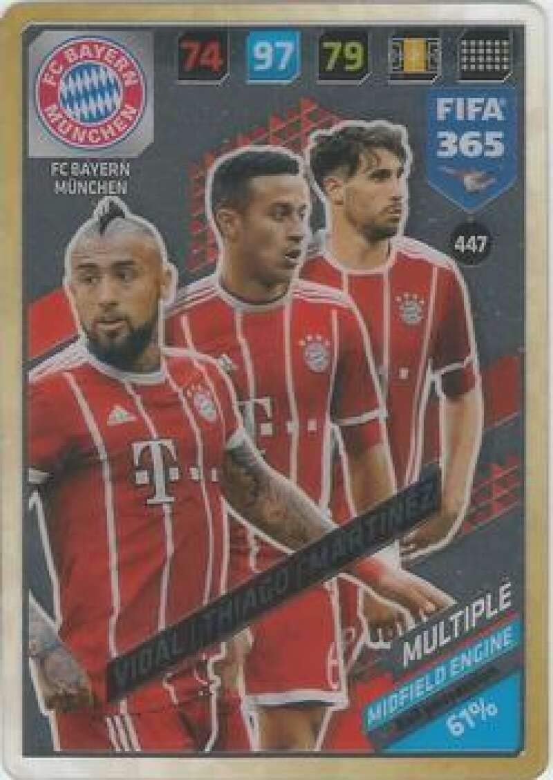 Amazon.com: 2017-18 Panini FIFA 365 Adrenalyn XL #447 Arturo Vidal