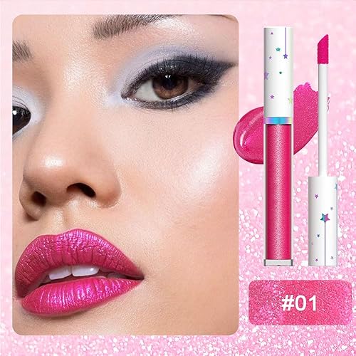 Vista 71 de evpct Juego de 6 esmaltes de labios tintados con cambio de color transparente que cambia de color para mujeres, paquete de esmalte hidratante 1