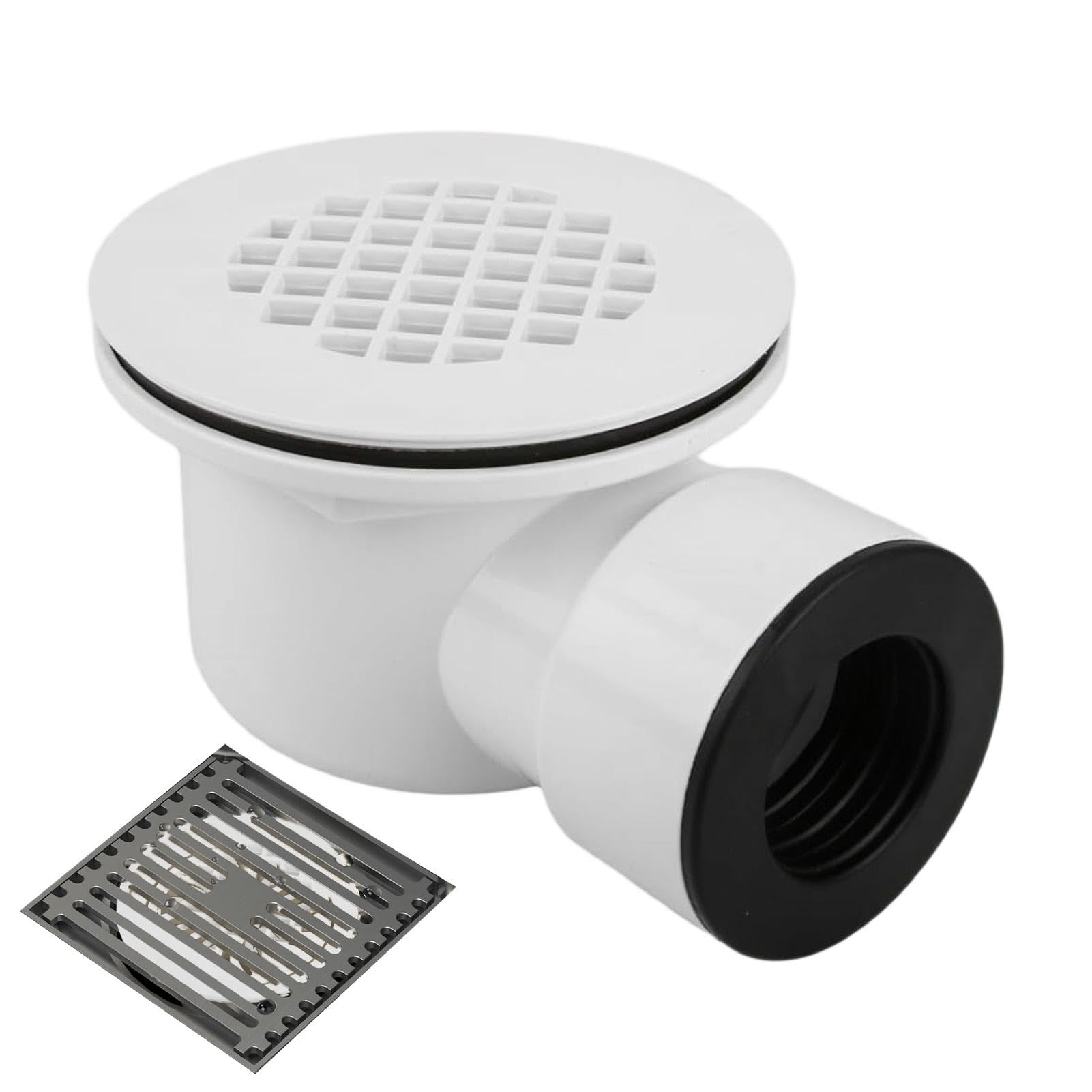 Siphon de douche en PVC plat pour une salle de bain moderne