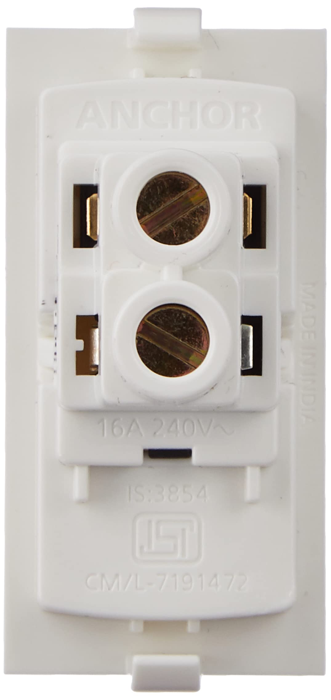 Anchor Ziva White Switch - 16A 1 Way -3
