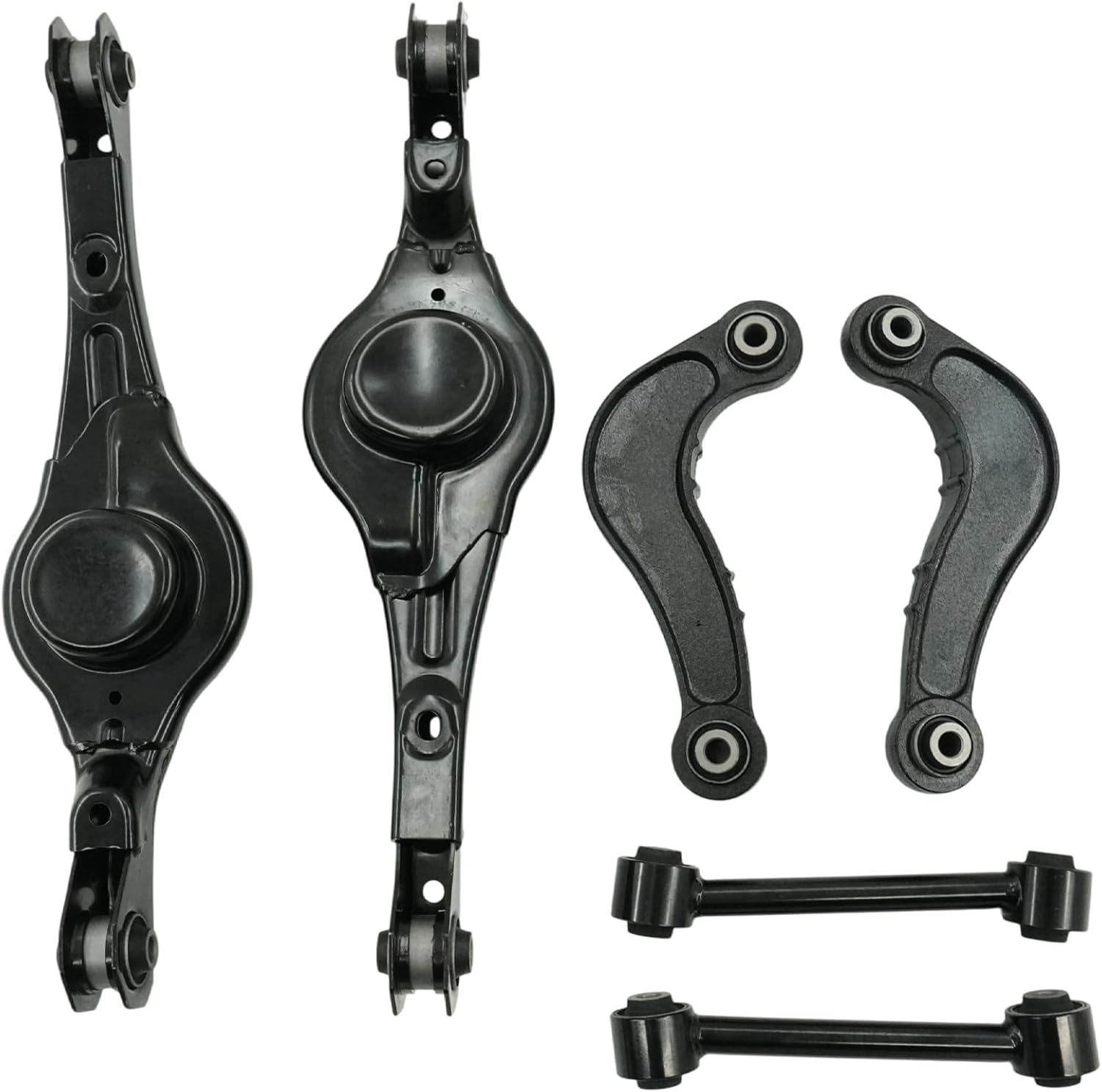 6PCS Rear Suspension Control Arm Kit and Lateral Arm Fits for Ford Edge 2007-2010, for Lincoln MKX 2007-2010 Replaces 7T4Z5500A 7T4Z5500AA 7T4Z5A649AA 522-024 524-044 K642096 K642097 528-067