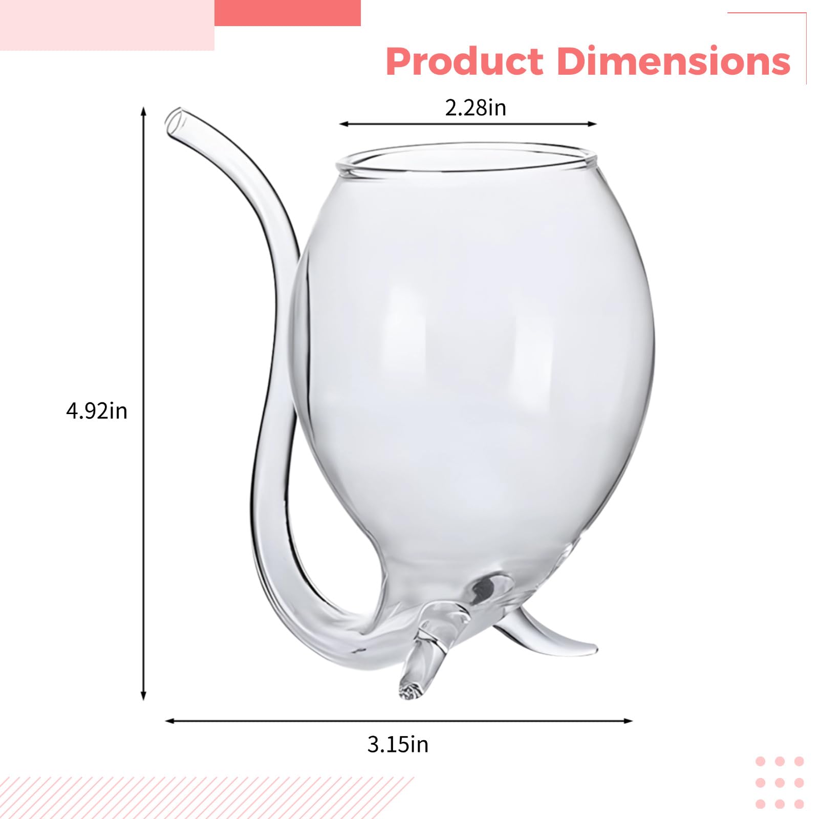 Generisch Vampir-Weingläser Set aus 4, 300 ml Gläser mit gebogenen Trinkhalmen, Stielgläser mit Limettenscheiben, geeignet für Cocktails, Säfte und Eiscreme, für Partys und besondere Anlässe