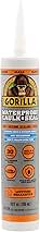 Gorilla Waterproof Caulk & Seal Silicone Sealant, 10oz Cartridge (Pack of 1) - Clear Caulking Sealant for Kitchen, Window, Bath, Marine, Door and More
