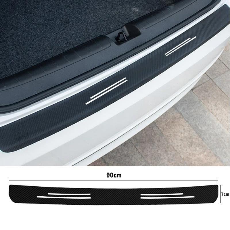 Protezione Paraurti Posteriore In Fibra Di Carbonio Per MG ZS 2017-2025 – Adesivo Antigraffio Per Bagagliaio