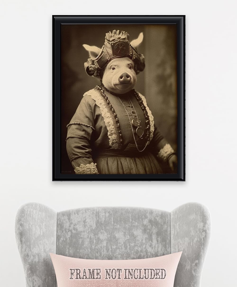 Amazon.com: Pig-Faced Woman Vintage 16x20 Unframed Poster