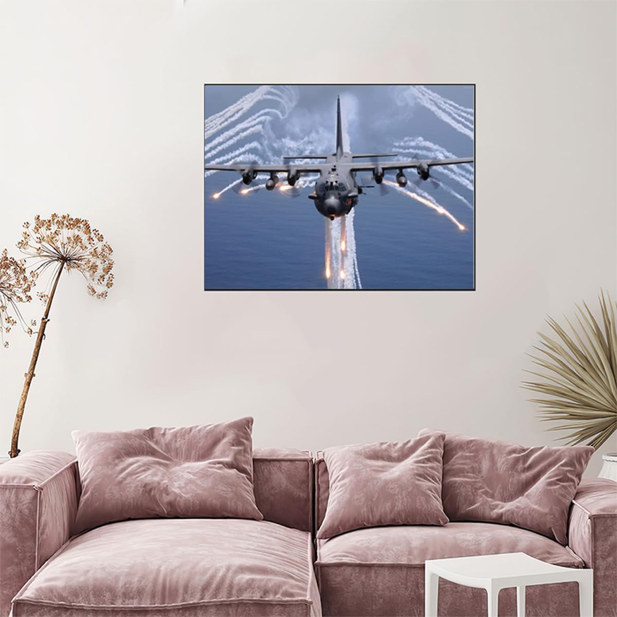 IPISSOI Military Airplane Diamond Painting Kits, Airplane Military Aviation Diamond Art for Adults Wall Home Decor (Canvas 12x16 inch)