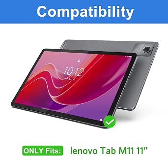 CoBak Waterproof PU Leather Case for Lenovo Tab M11, 11'' Tablet Cover with Auto Wake/Sleep, Slim Stand Hard Back Shell Protective Smart Cover