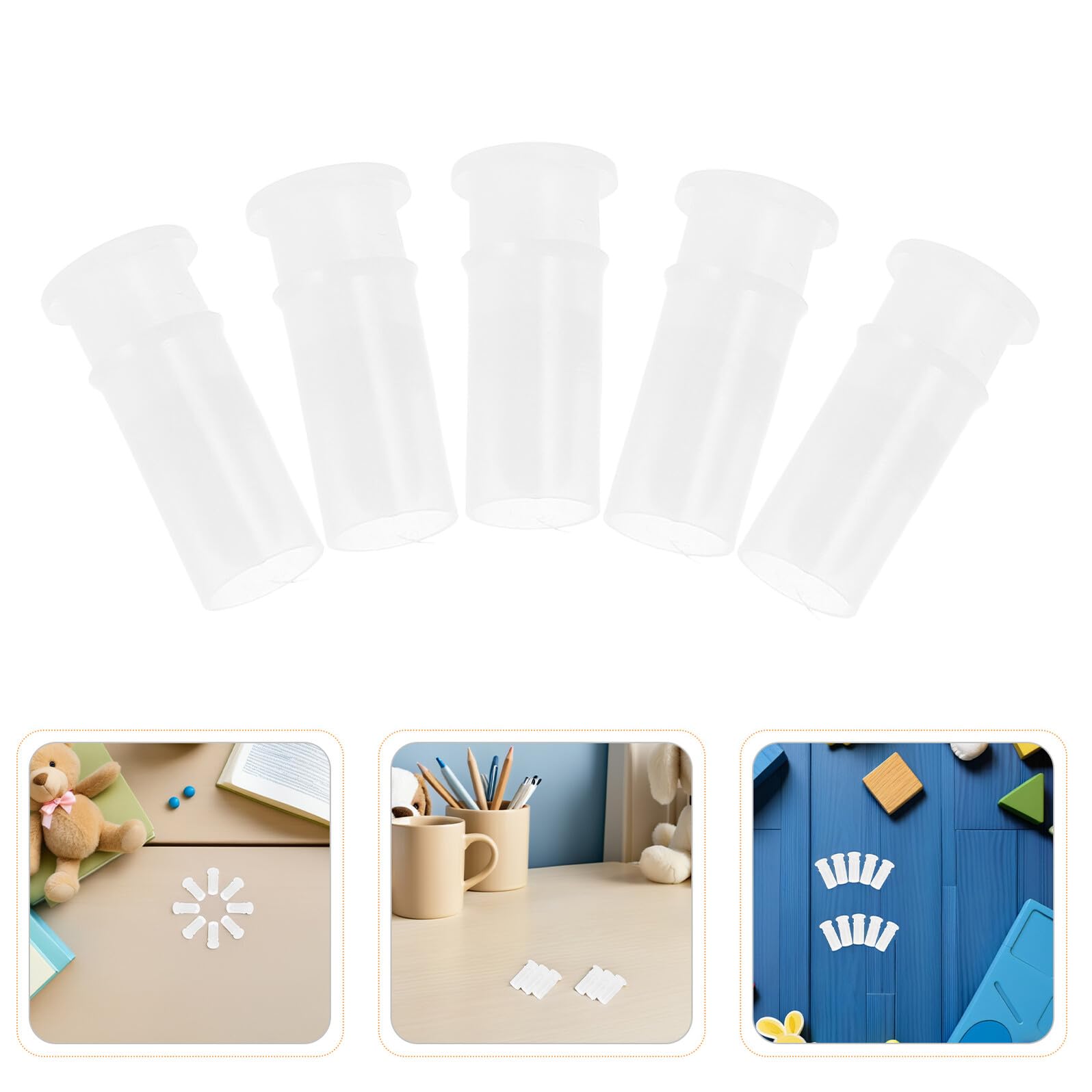GARVALON 100 Pezzi Inserti Fischietti per Bambole di Peluche Doppio Suono Ricambi Squeaker per Giocattoli Cani e Palline Animali Domestici Accessori per Riparazione Giocattoli Peluche