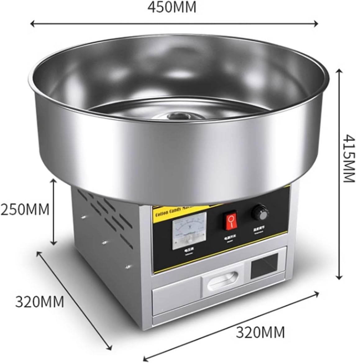 Cotton candy machine Stainless Steel Electric DIY Candy Cotton Maker Commercial Machine Sugar Floss Making