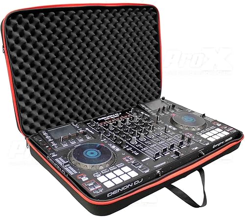 Miniatura 3 de ProX ZeroG Series XB-DJCL DJ Controller EVA Ultra-ligero Moldeado Hard-Shell Case Grande, Negro -, Estuches