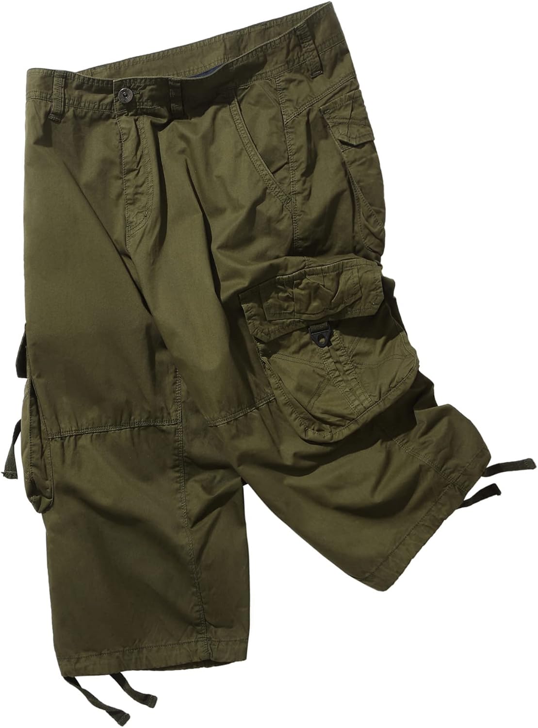 Men's Below The Knee Shorts 3/4 Cargo Shorts - Image 4