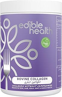 Premium Collagen Powder. Types 1 and 3, Protein Peptides, 18 Amino Acids. 400g. Hydrolysed Bovine Collagen Supplements. Paleo, Keto, Halal. 30 Day Supply. UK & EU Certified