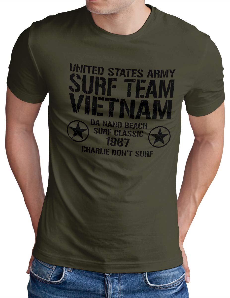 OM3OM3® Surf Team Vietnam T-Shirt | Herren | United States Army Da Nang Beach 1967 | S - 5XL