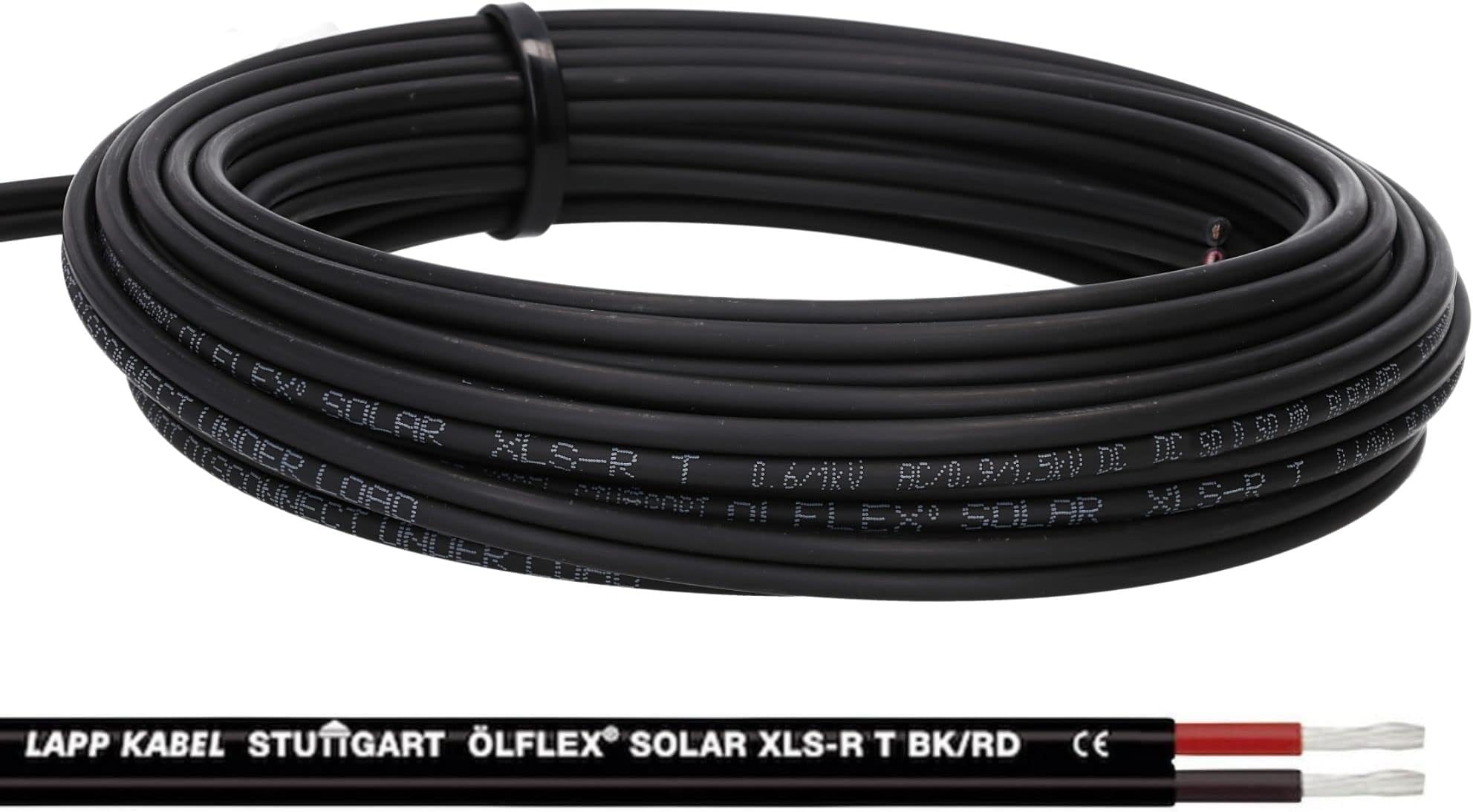 Solarkabel 6 mm2 H1Z2Z2-K PV Kabel für Solaranlagen Schwarz 500m – AMK ELEKTRO