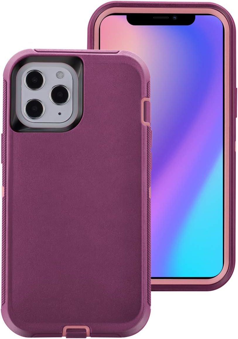 AICase Compatible with iPhone 12/Compatible with iPhone 12 Pro Case (2020) 6.1-Inch, Drop Protection Rugged Heavy Duty Case, Shockproof/Drop/Dust Proof 3-Layer Protective Tough Durable Cover - Image 7