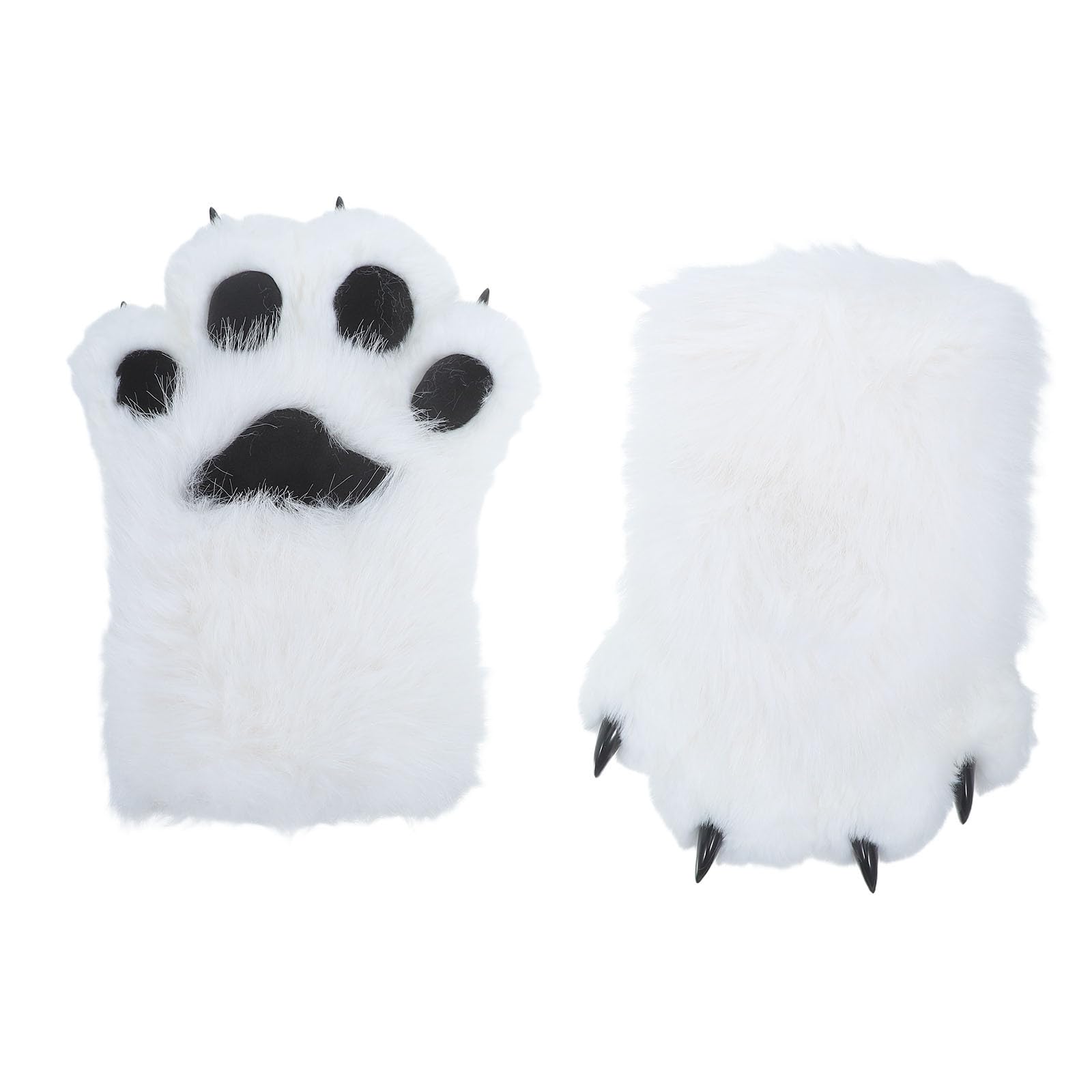Guantes de garra blanca MAGICLULU de poliéster cómodo para disfraces de mujer 8