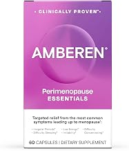 Amberen Perimenopause, Peri-Menopause Multi-Symptom Relief, Vitamin B, Vitamin E & Antioxidants Supplement, Clinically Shown to Help Support Hormone Balance, Hot Flashes & Night Sweats, 60 Count