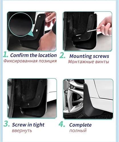 Miniatura 5 de Accesorios para guardabarros de coche 4X para Nissans Rogues XTrail T33 X-Trail X Trail 2021 ~ 2023 2022 Guardabarros guardabarros delantero trasero