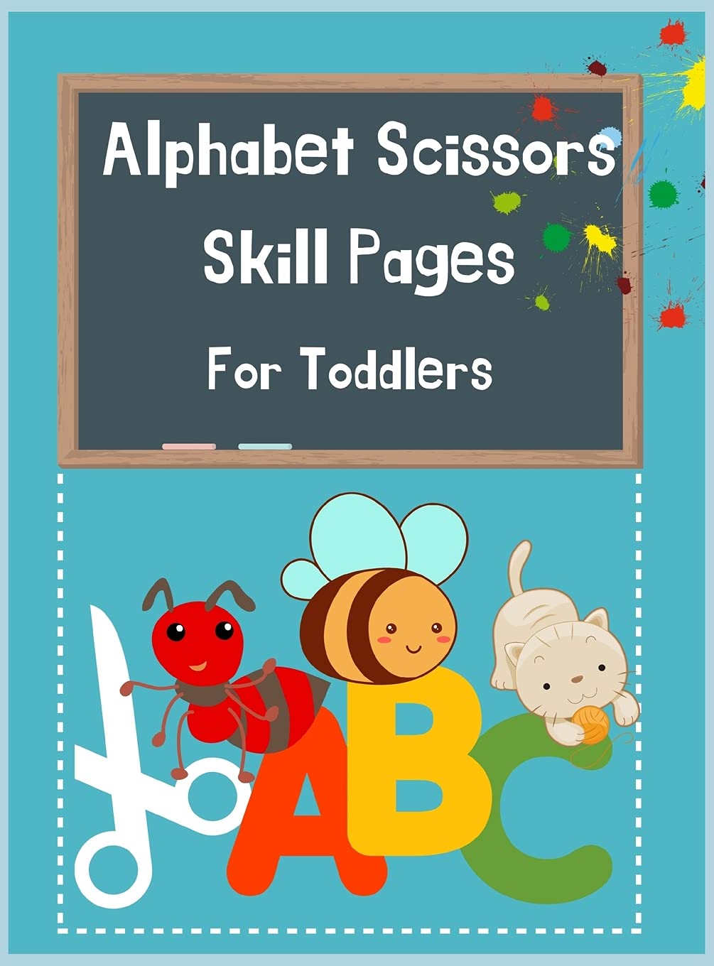 Buy alphabet scissors skills pages for toddlers alphabet a z scissor