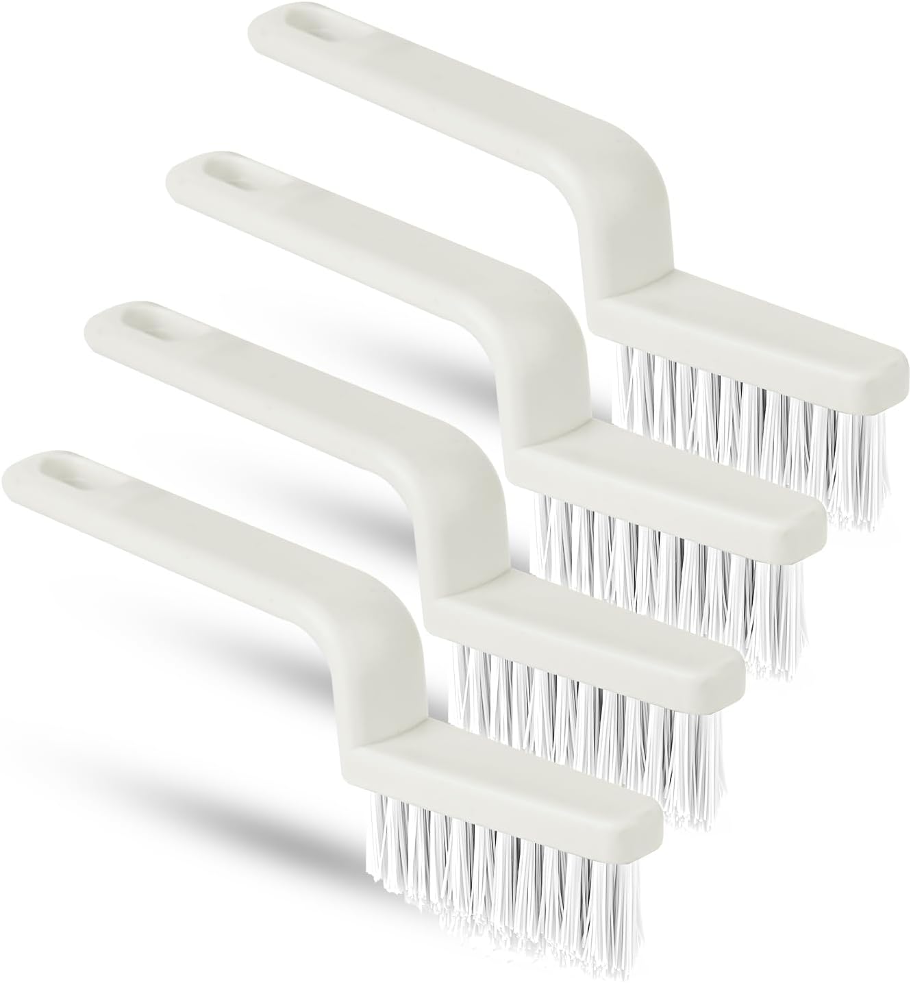 4pcs Grout Cleaner Brushes, V Shape Stiff Bristle Crevice Cleaning ...