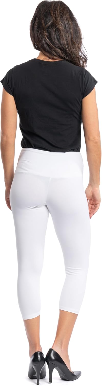 INTRO. Tummy Control High Waist Pull-On Capri Length Legging - Image 4