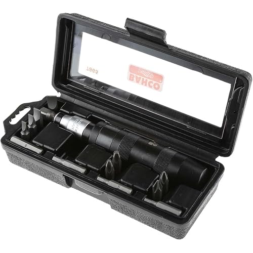 Bahco 7865 BH7865 Assortment Bit with Phillips/Slotted/Hex Screws, Black