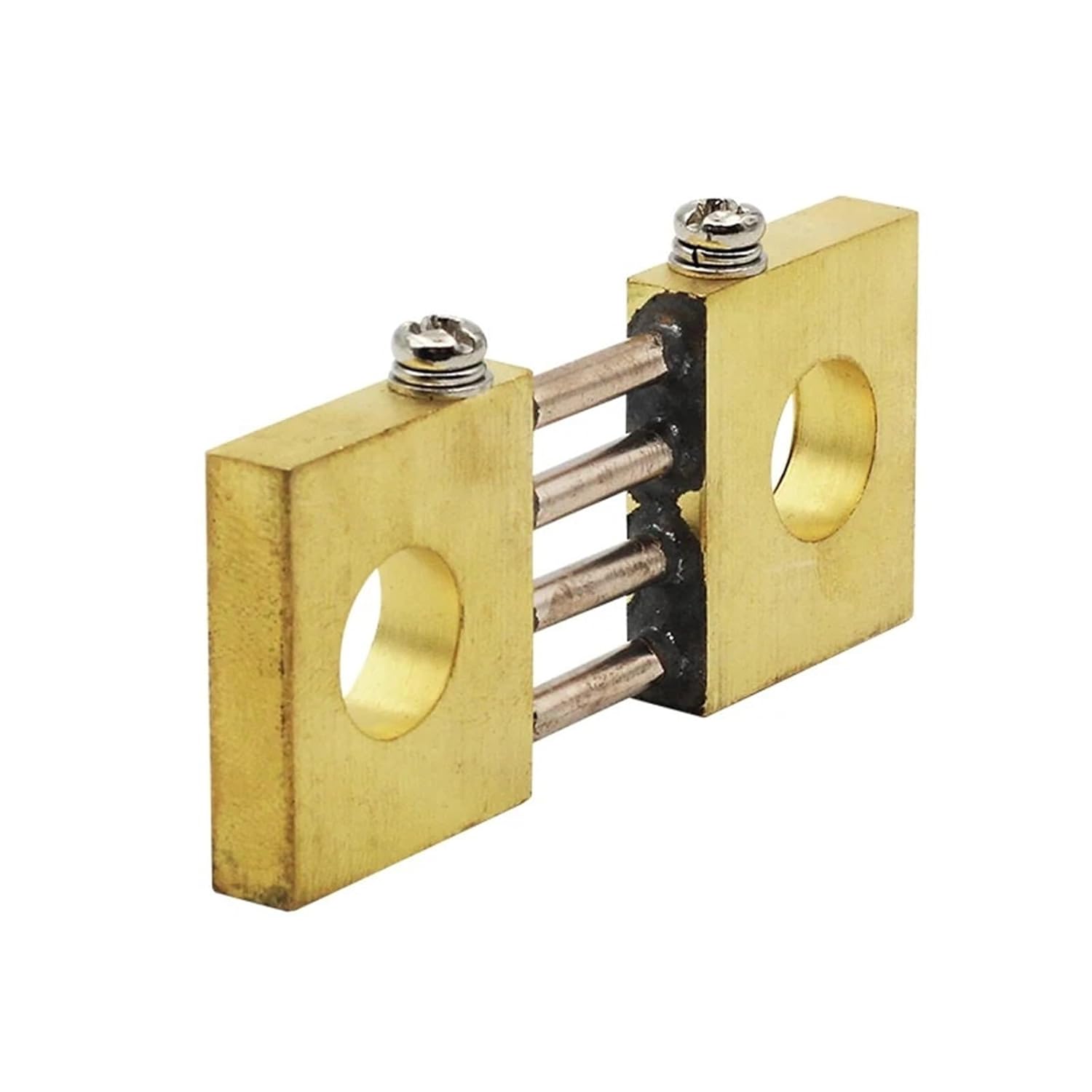 DC Shunt FL-19 Shunt 100A 200A 300A 400A 500A 600A 75mV Welding Machine Brass Resistor for Current Analogue Panel Meter 1Pcs(600A)