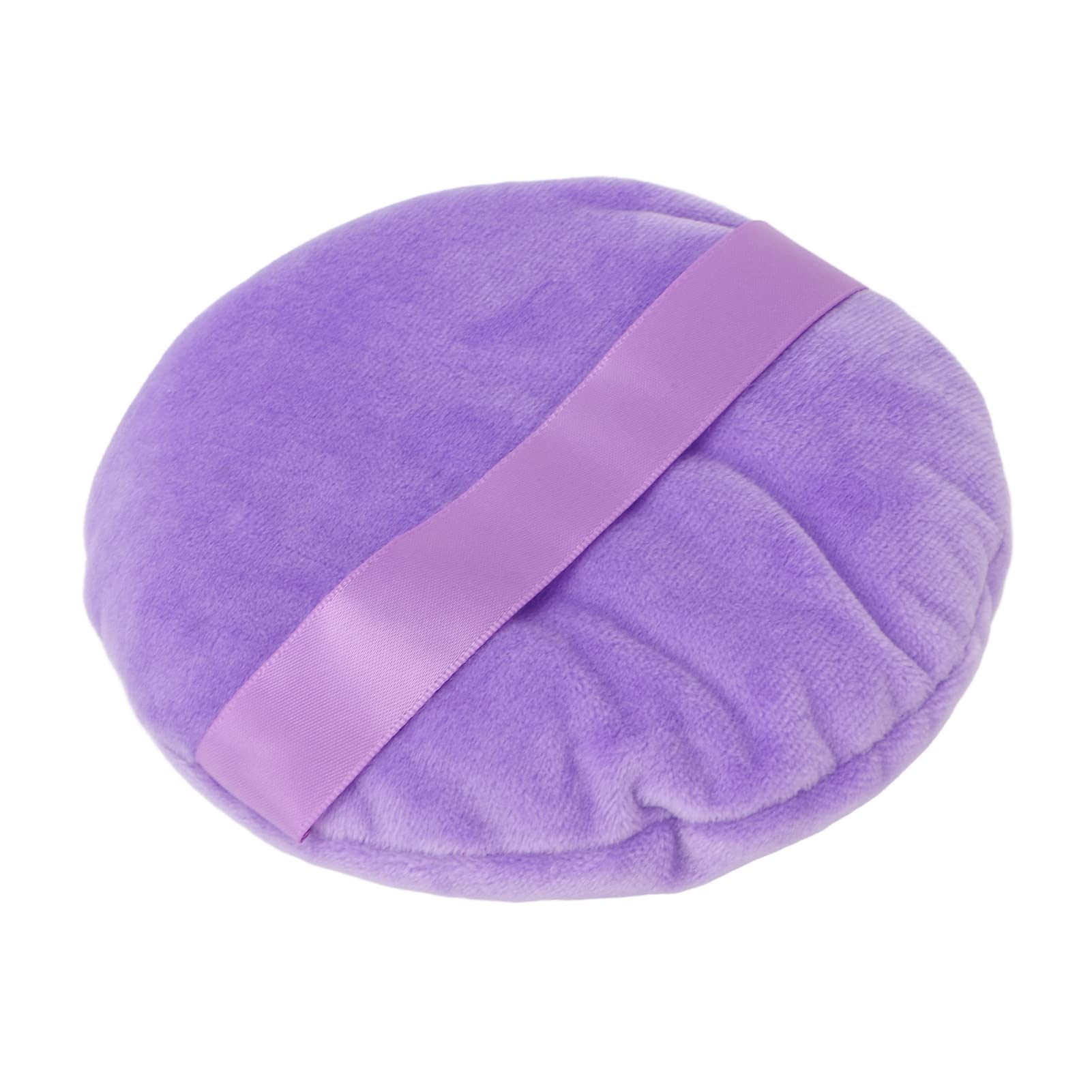 Puder do Pudru, NadająCy Się do Prania MięKki Puch łabęDzi Ultra duży OkrąGły Puder Sypki do PodkłAdu w PłYnie, Kremu, Pudru, Korektora, Stosowania na Mokro i na Sucho (Fioletowy)