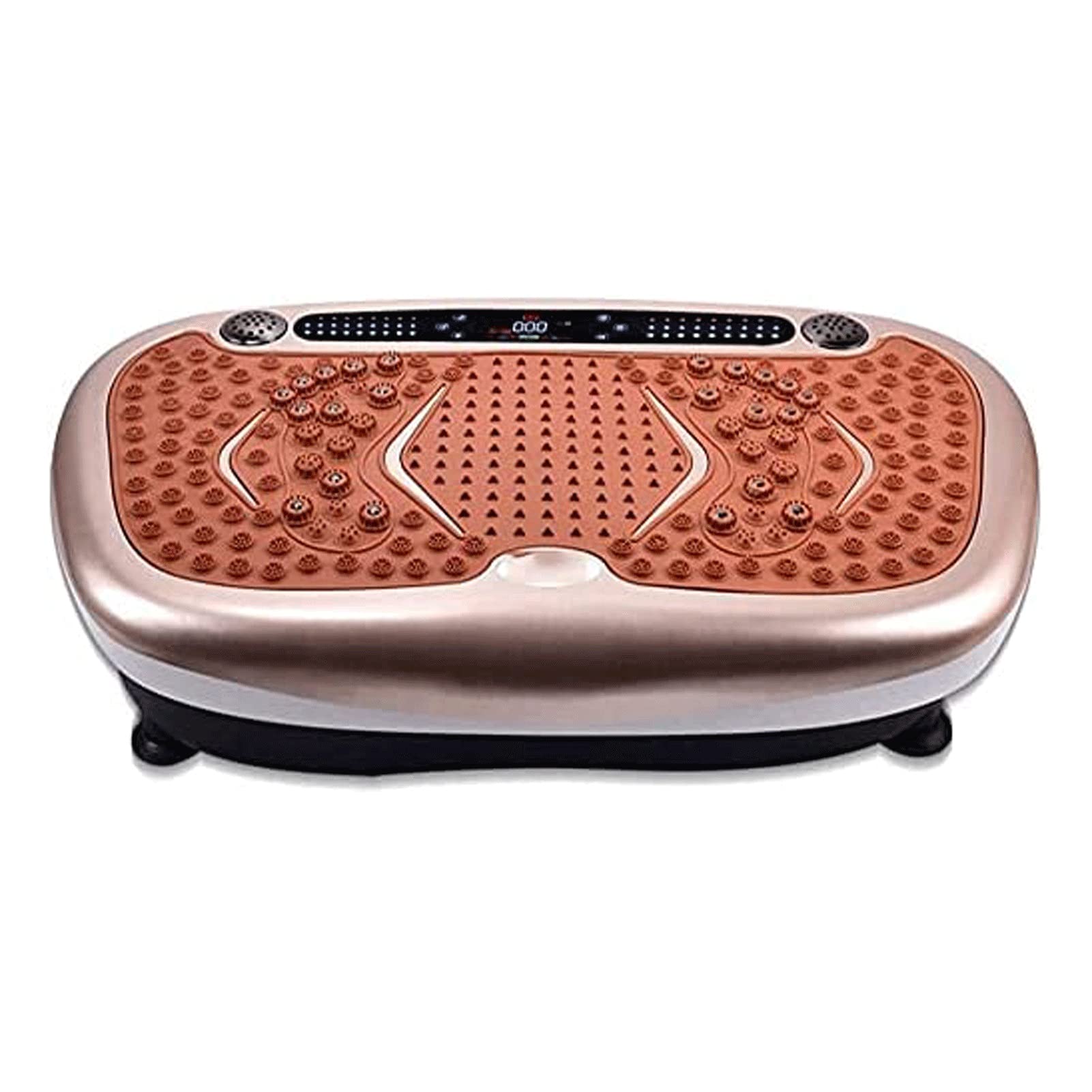 Vibration Plate Exercise Machine Plate Exercise Machine Full Body Fitness Platform for Weight Loss Toning w Resistance Bands
