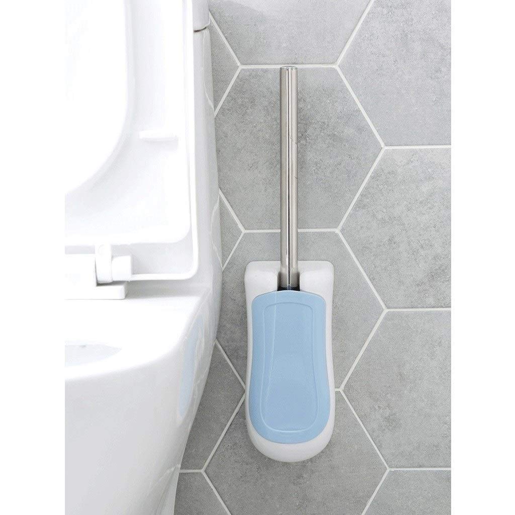 Escobilla Baño/Escobilla y Portaescobillas de Baño Montado en la pared de uñas libres higiénico doméstico de cepillo del exclusivo Hotel And Club de acero inoxidable Escobilla de baño Escobilla de bañ