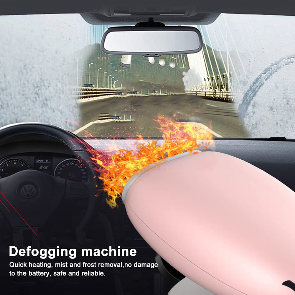 Ventilateur Chauffage Voiture 12V - 2 Vitesses Dégivrage Désembuage Déneigement Pour Petits Véhicules
