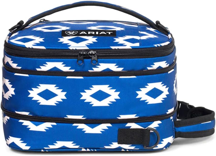 ARIAT Unisex Adult Aztec Print Lunch Bag, Blue, One Size