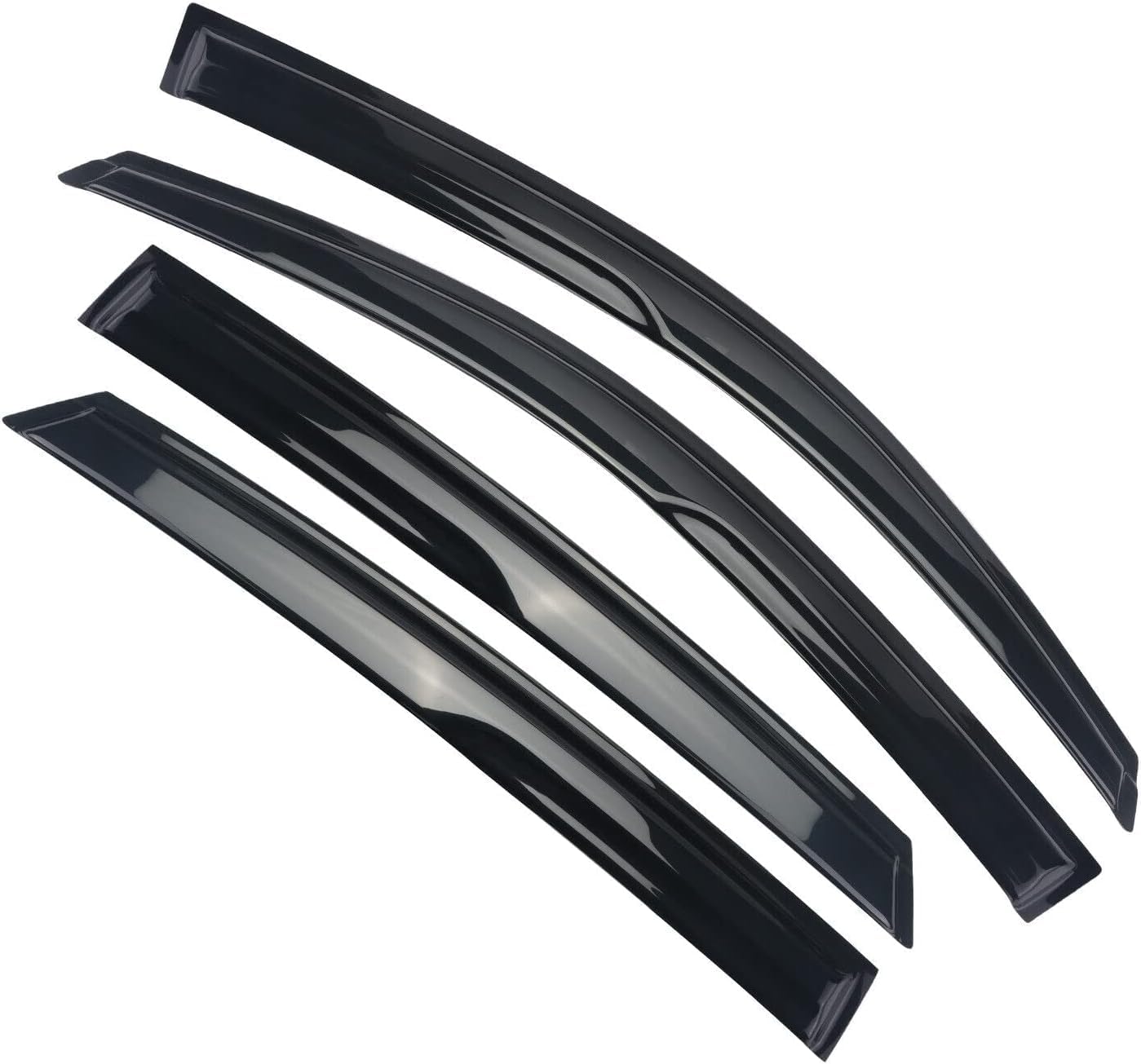 Window Visors Rain Guards Wind Deflector Fits for 2016-2021 Ho-nda Civic Sedan 10th 4-Door Vent Visors, Vent Deflector 4 pcs Vent Rain Guard Window Visors for Cars (Sedan Only)