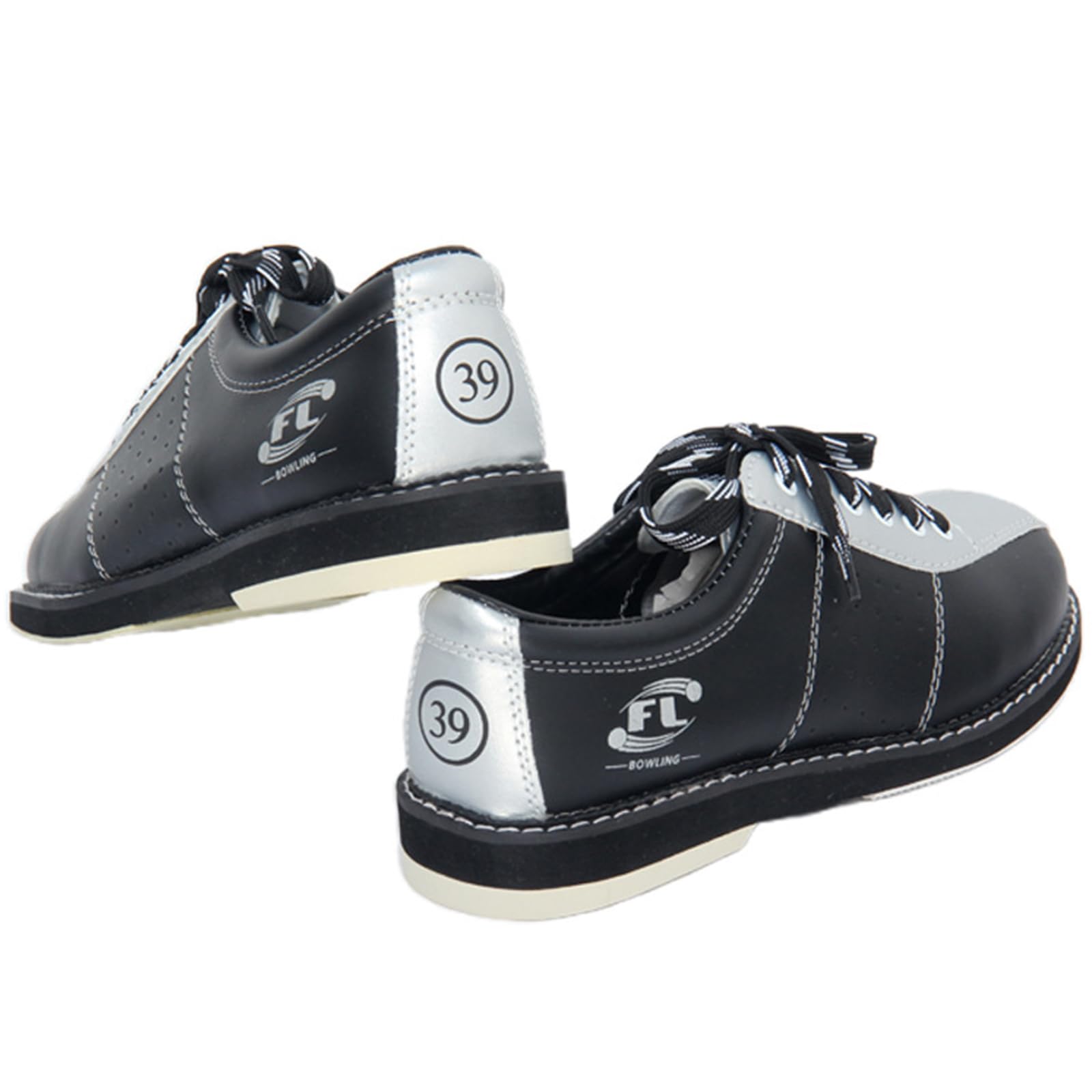 SDEQA Baskets de Bowling pour Hommes, Chaussures Jardin Bowling, antidérapantes, légères, à Lacets, Grande Taille